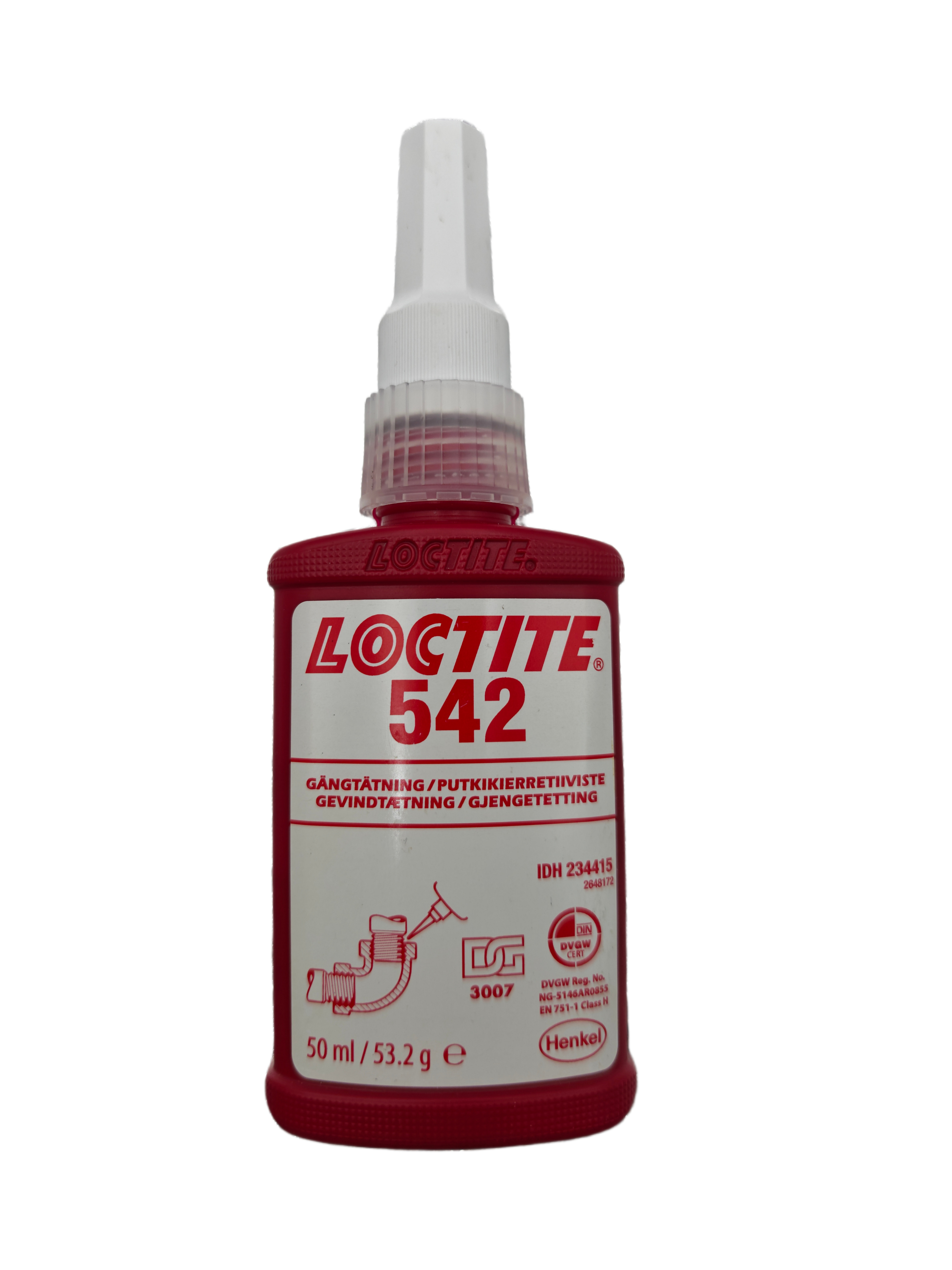 乐泰LOCTITE 542 通用金属管螺纹密封胶，替代生料带 上海苏州杭州宁波现货
